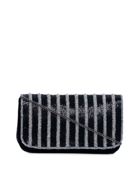 

Diwaah Black Embellished Box Clutches