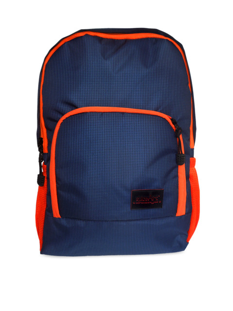 

Spice Art Unisex Navy Blue Solid Backpack