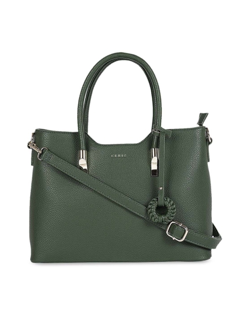 

CERIZ Green Solid Shoulder Bag