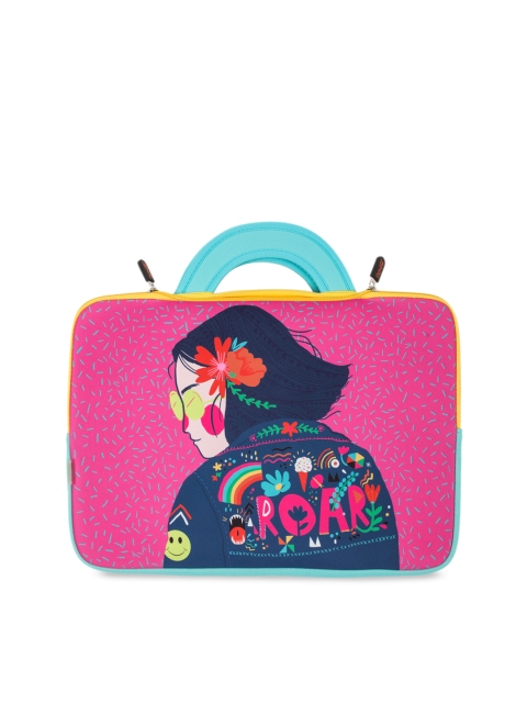 

Chumbak Unisex Multicoloured Printed Laptop Sleeve, Multi