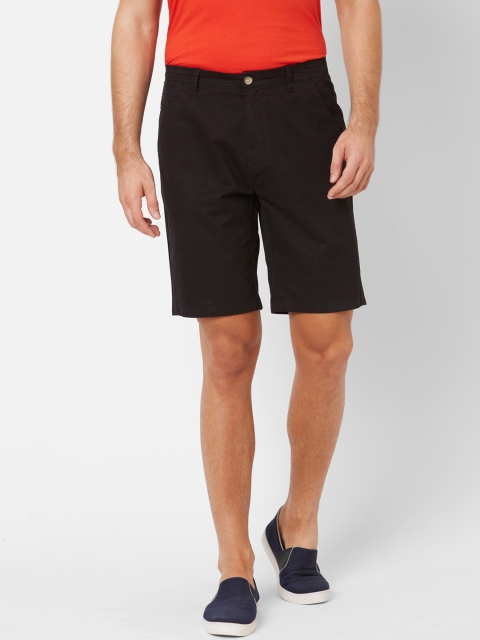 

Sweet Dreams Men Black Solid Regular Shorts