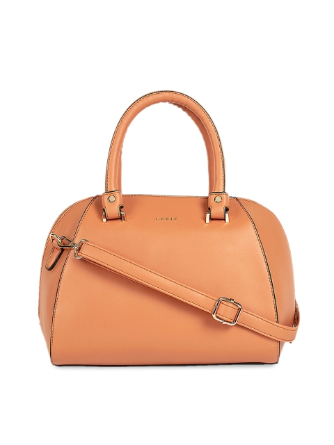 

CERIZ Orange Solid Handheld Bag