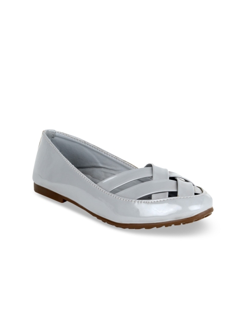 

MSC Women Grey Solid Ballerinas