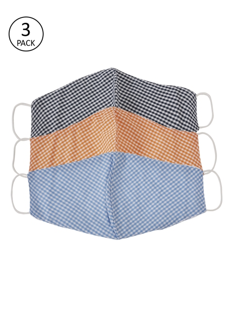 

ToniQ Unisex Pack of 3 3-Ply Reusable Masks, White