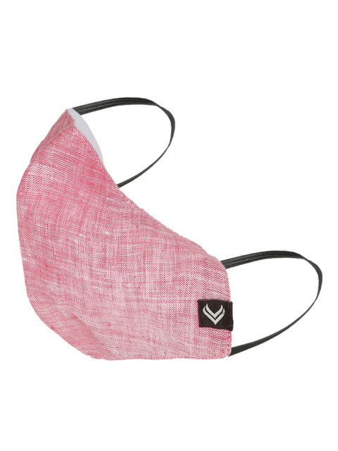 

Linen Club Unisex Pink Solid 3-Ply Anti-Pollution Reusable Cloth Masks