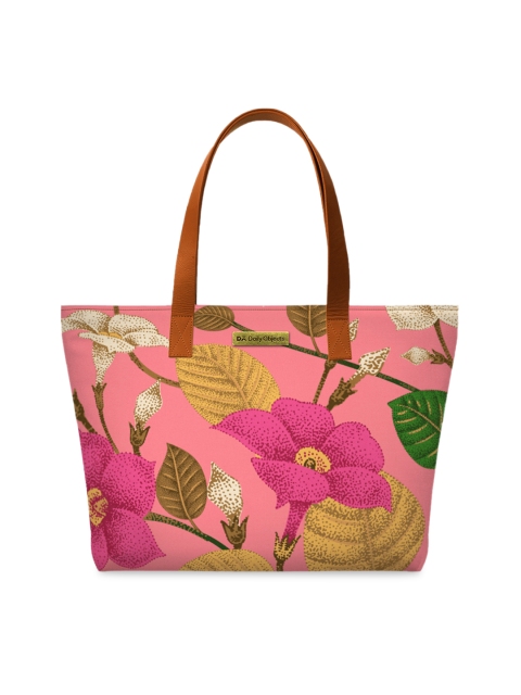 DailyObjects Women Multicoloured Floral Print Tote Bag, Multi