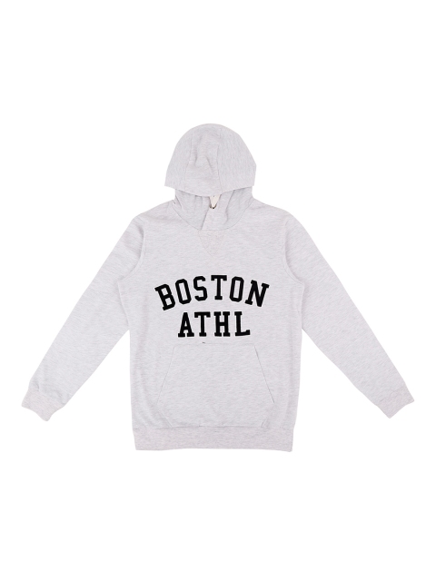 

Pantaloons Junior Boys Grey Printed Hood T-shirt