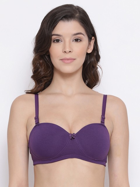 

LYRA Violet Solid Non-Wired Heavily Padded Everyday Bra LYRA_BRA_522