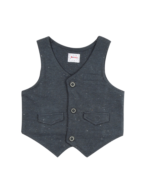 

Donuts Boys Grey Speckled Pure Cotton Waistcoat