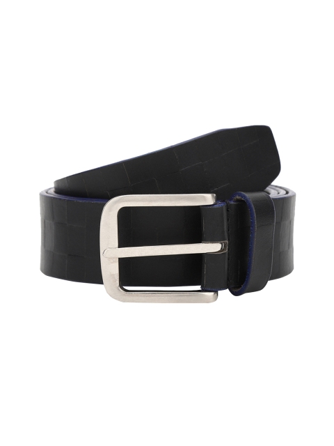 

Calligraphy Men Black Solid Leather Belt