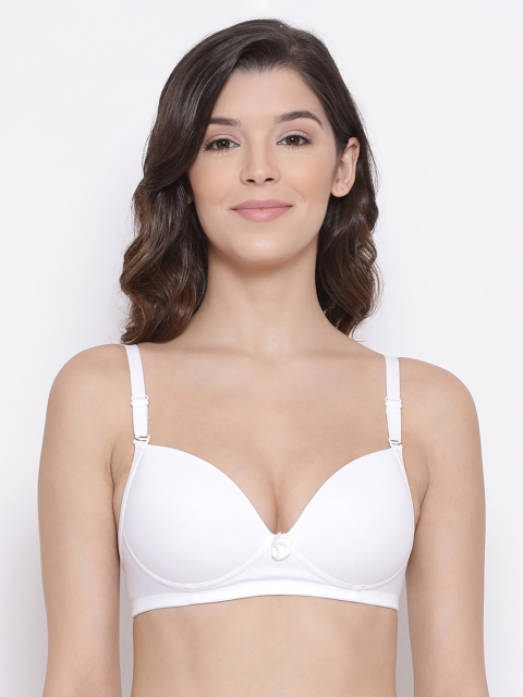 

LYRA White Solid Non-Wired Heavily Padded Everyday Bra LYRA_BRA_523_WHITE_1PC
