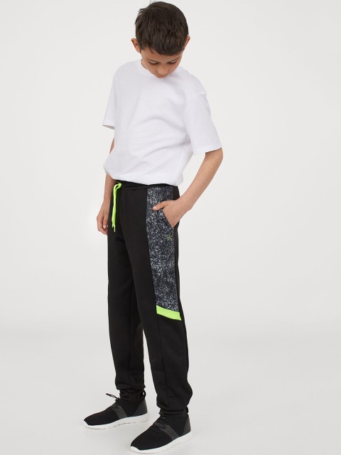 

H&M Boys Black Sports Trousers