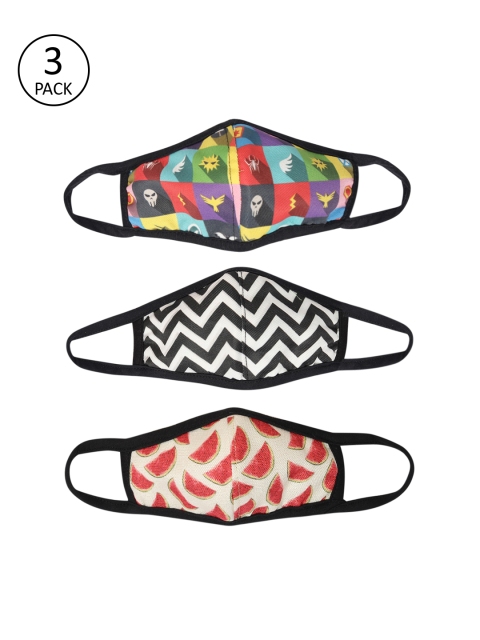 

TRINK Unisex Pack Of 3 2-Ply Reusable Outdoor Masks, Multi