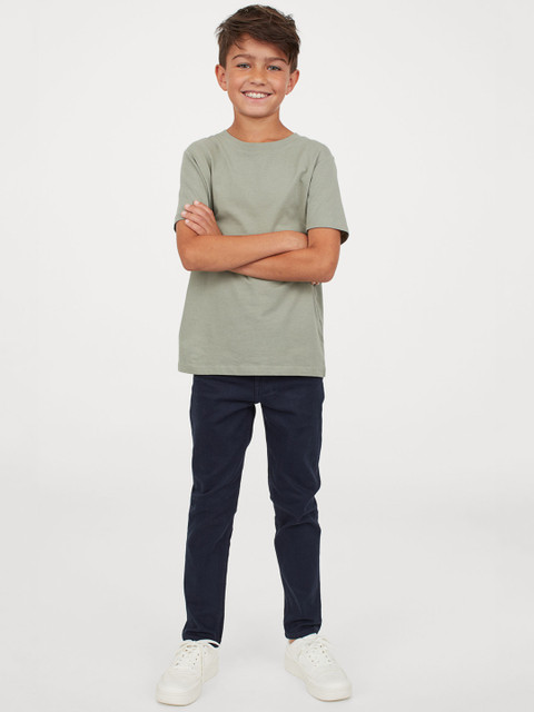 

H&M Boys Blue Slim Fit Twill Trousers