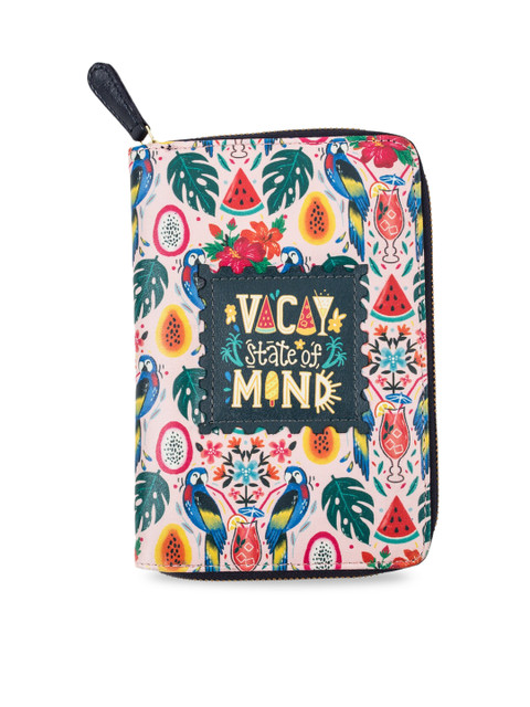 

Chumbak Multicoloured Vacay State Of Mind Printed Passport Holder, Multi