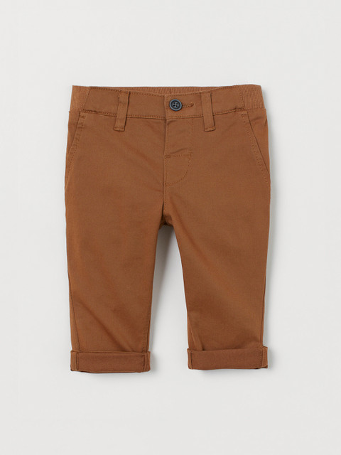 

H&M Boys Brown Solid Pull-On Chinos