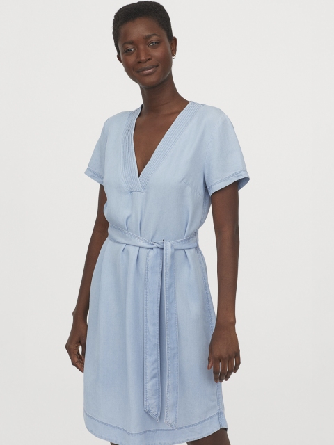 

H&M Women Blue Denim Tunic