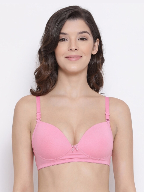 

LYRA Pink Solid Non-Wired Heavily Padded Everyday Bra LYRA_BRA_523_BABYPINK_1PC