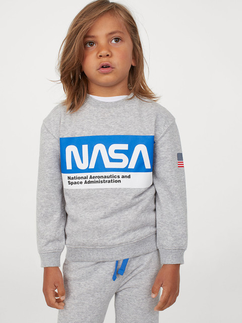 

H&M Boys Grey 2-Piece Printed Set