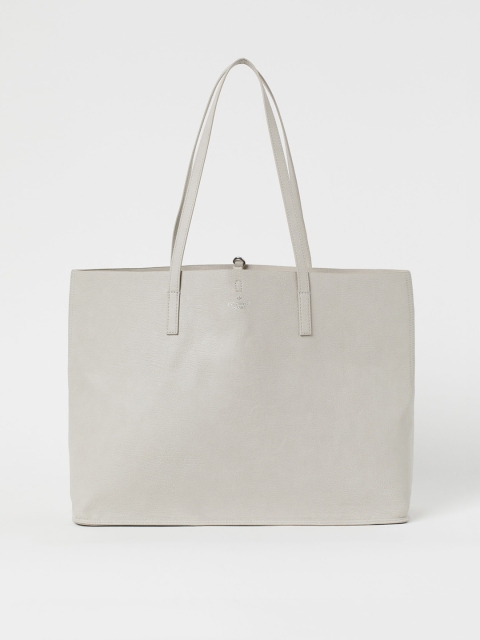

H&M Women Grey Tote Bag