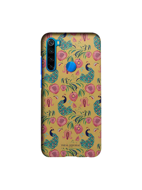 

macmerise Mustard Yellow & Green Payal Singhal Anaar And Mor Sublime Xiaomi Redmi Note 8 Back Case