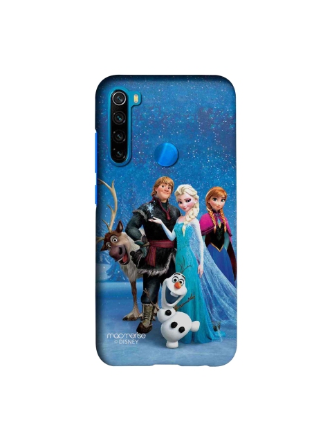 

macmerise Blue & Black Disney Frozen Together Printed Xiaomi Redmi Note 8 Case