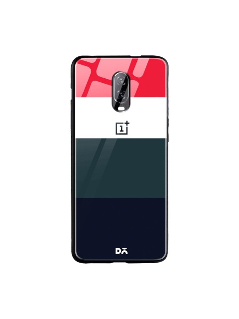 

DailyObjects Multicoloured Deep Quad OnePlus 6T Glass Case, Multi