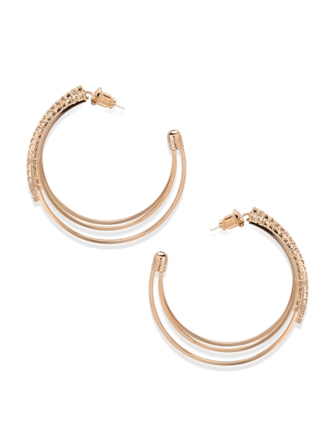 

Rubans Gold Circular Hoop Earrings