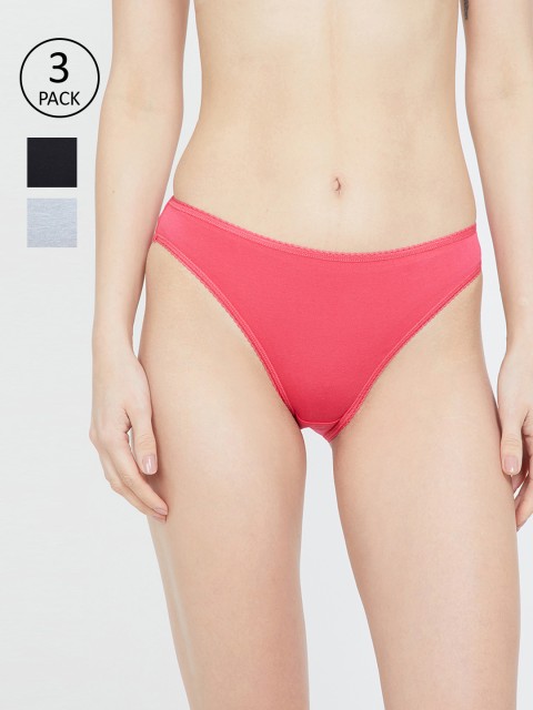 

Ginger by Lifestyle Women Pack of 3 Assorted Basic Briefs 8903742181513