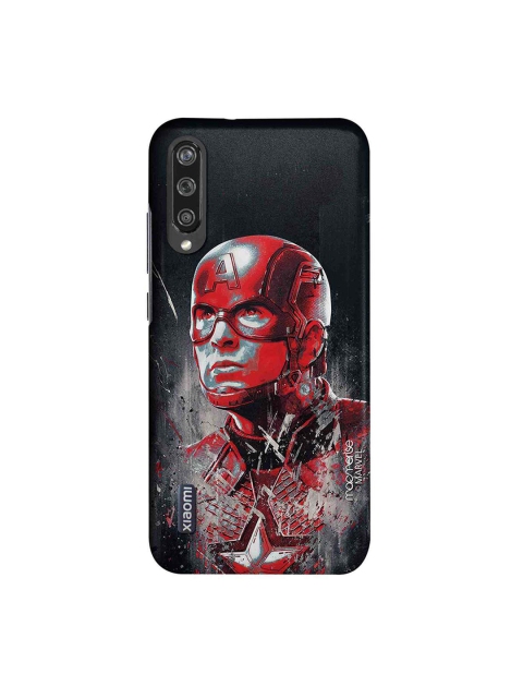

macmerise Black & Red Marvel Comics Charcoal Art Captain America Sublime Xiaomi Mi A3 Back Case