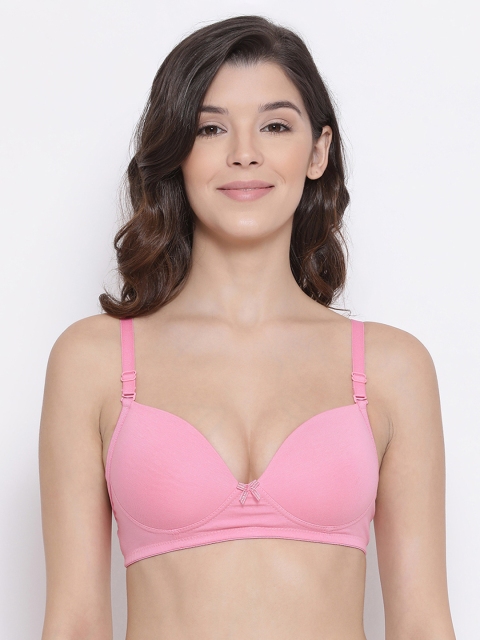 

LYRA Pink Solid Non-Wired Heavily Padded Everyday Bra LYRA_BRA_523_BABYPINK_1PC
