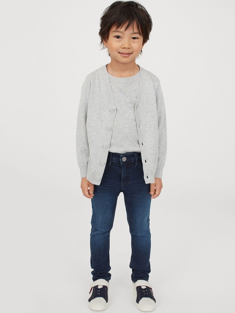 

H&M Boys Blue Solid Super Soft Skinny Fit Jeans, Navy blue