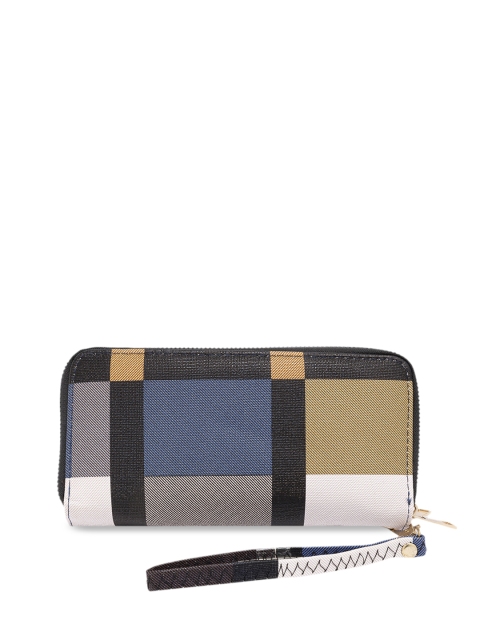 

Satchel Bags Women Multicoloured Colourblocked Zip Around Wallet, Multi