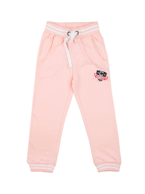 

Cherokee Girls Pink Solid Straight-Fit Joggers