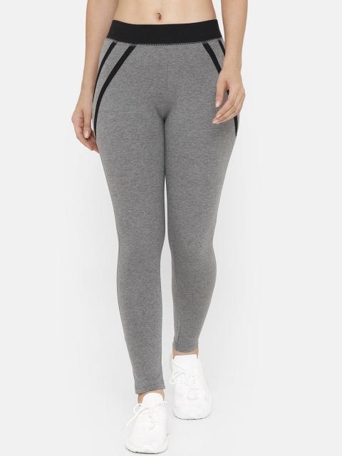 

De Moza Women Grey & Black Striped Tights