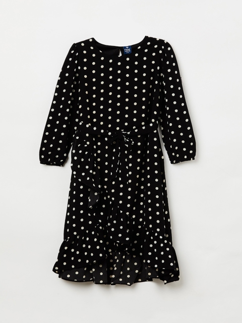 

Fame Forever by Lifestyle Girls Black Printed A-Line Dress
