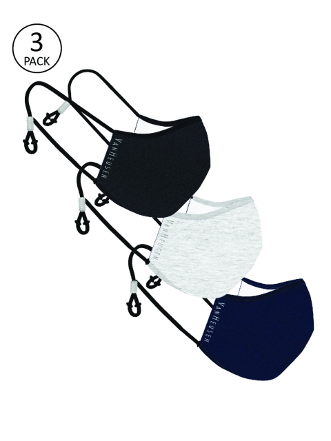 

Van Heusen Women 3Pcs 3Ply Protective Outdoor Face Masks, Grey