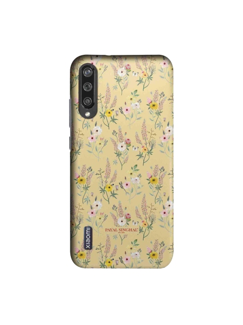 

macmerise Beige& Pink Payal Singhal Lemon Garden Printed Xiaomi Mi A3 Case, Yellow