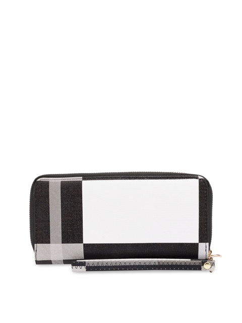 

Satchel Bags Women Brown & White Colourblocked Zip Around Wallet