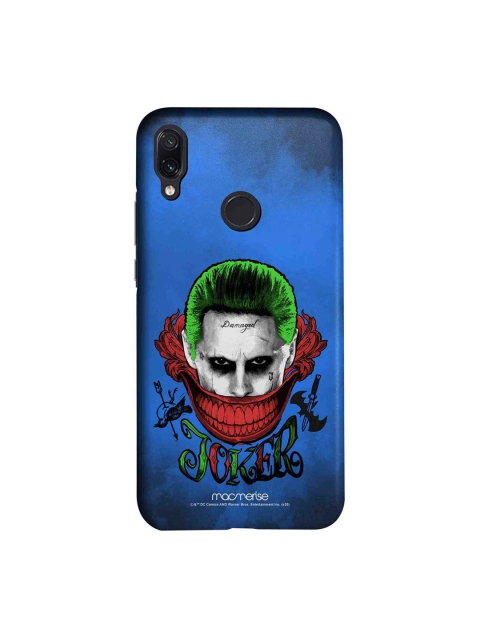 

macmerise Blue & Red DC Comics Damaged Joker Sublime Xiaomi Redmi Note 7 Back Case