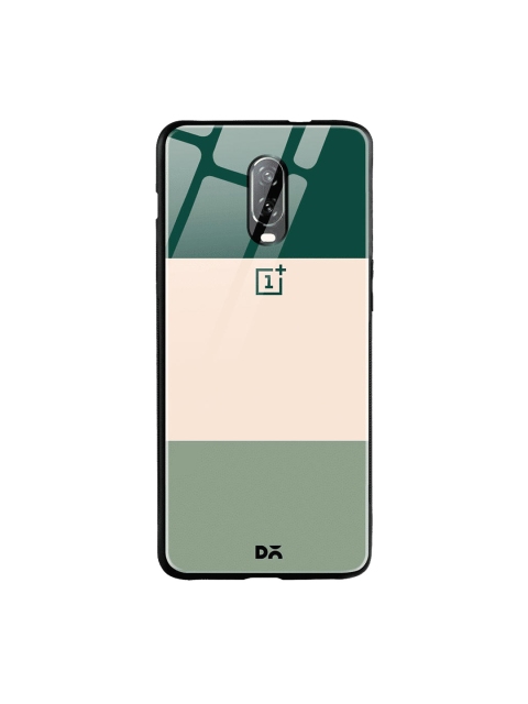 

DailyObjects Green & Beige Triplet OnePlus 6T Glass Mobile Case