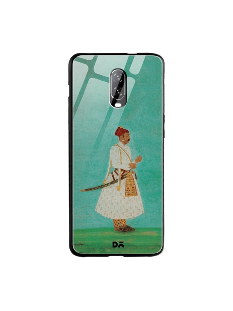 

DailyObjects Green & Beige Rajput Warrior Full OnePlus 6T Glass Mobile Case