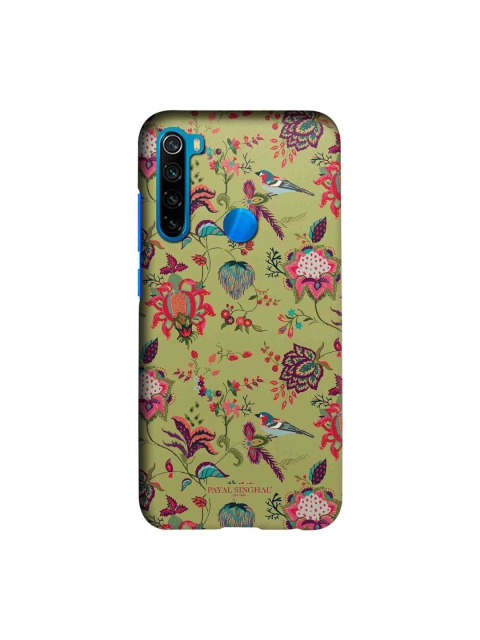 

macmerise Green & Red Payal Singhal Chidiya Sublime Xiaomi Redmi Note 8 Back Case