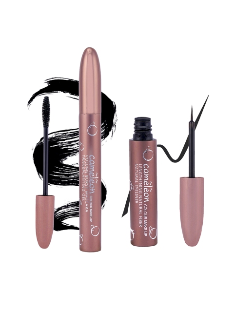 

Cameleon Black Volume Burst Mascara and Natural Liquid Eyeliner