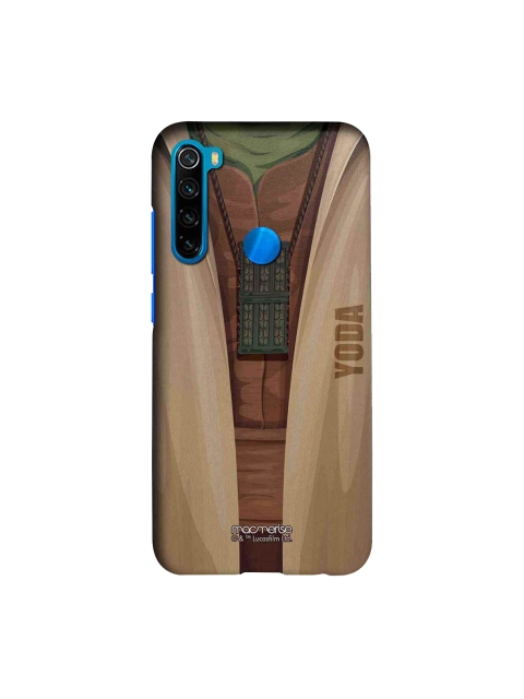 

macmerise Beige& Brown Star Wars Attire Yoda Printed Xiaomi Redmi Note 8 Case
