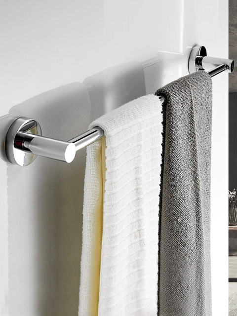 

NOW & ZEN Set Of 2 Steel-Toned Stainless Steel Towel Rods