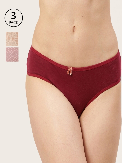 

Leading Lady Women Pack of 3 Assorted Thong Briefs NOVA-TG-3