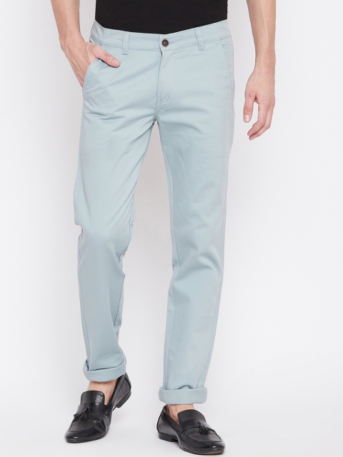 

Nation Polo Club Men Blue Skinny Fit Solid Regular Trousers