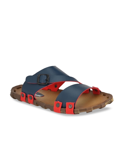 

Prolific Men Blue Solid Slip-Ons