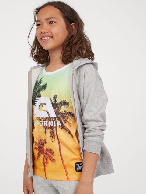 

H&M Boys Multicoloured Printed Mesh Vest Top, Multi